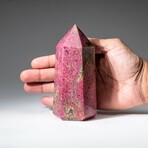 Genuine Polished Imperial Rhodonite Point from Madagascar // 2 lbs