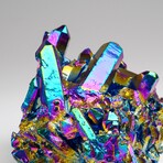 Genuine Rainbow Aura Quartz Crystal Cluster // 442.9 grams