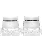 White Diamond Beauty Set // Facial Peeling Gel + Moisturizer // Set of 2