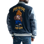 Top Gun® "Bear Goat" Varsity Jacket // Navy (5XL)