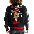 Top Gun® "The Goat" Varsity Jacket // Black (4XL)