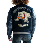 Top Gun® "Bulldog" Varsity Jacket  // Navy (XS)