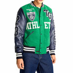 Top Gun® "Athletic Division" Varsity Jacket // Green (2XL)