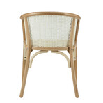 Elsy Armchair in Natural with Natural Rattan Seat 