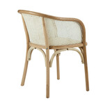 Elsy Armchair in Natural with Natural Rattan Seat 