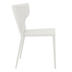 Divinia Stacking Chair in White // Set of 2