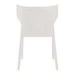 Divinia Stacking Chair in White // Set of 2