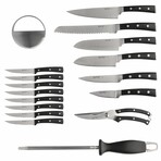 BergHOFF 20pc Stainless Steel Smart Knife Block Set