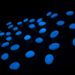 Glow in the Dark Pebbles // Blue // 1lb