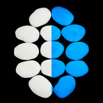 Glow in the Dark Pebbles // Blue // 1lb