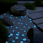 Glow in the Dark Pebbles // Blue // 1lb