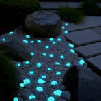 Glow in the Dark Pebbles // Aqua // 1lb