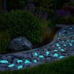 Glow in the Dark Pebbles // Aqua // 1lb