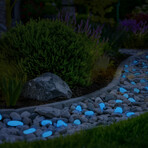 Glow in the Dark Pebbles // Blue // 1lb