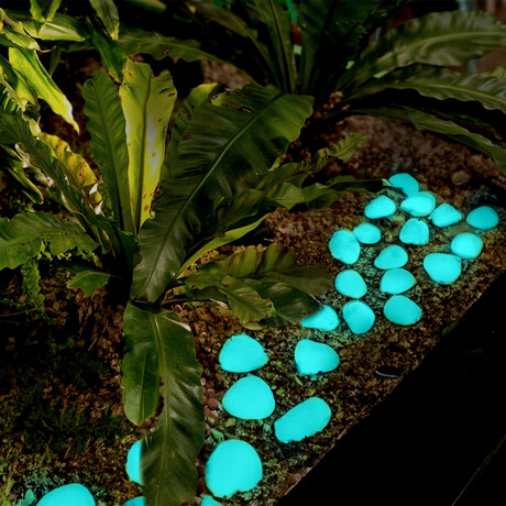 Glow in the Dark Pebbles // Aqua // 1lb