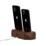 Dual Dock // Walnut (2 x Lightning)