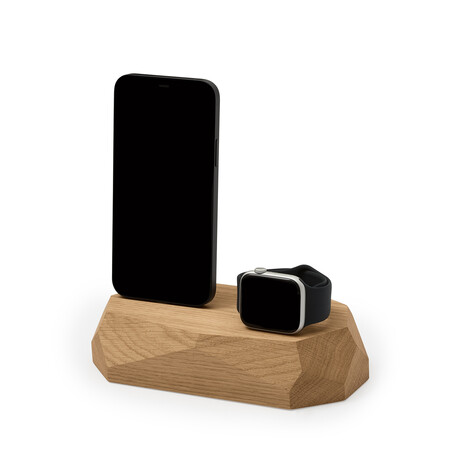 Combo Dock // Oak (Lightning)