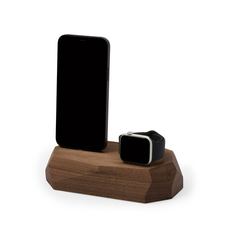 Combo Dock // Walnut (Lightning)