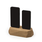 Dual Dock // Oak (2 x Lightning)