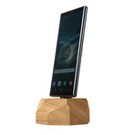 Smartphone Dock // Oak (Lightning)