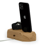 Combo Dock // Oak (Lightning)