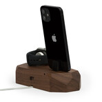 Combo Dock // Walnut (Lightning)