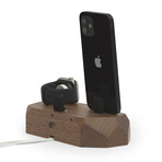 Triple Dock // Walnut (2 x Lightning)