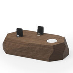 Triple Dock // Walnut (2 x Lightning)