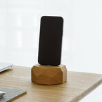 Smartphone Dock // Oak (Lightning)