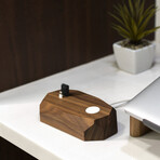 Combo Dock // Walnut (Lightning)