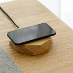 Geometric Charging Pad (Oak)