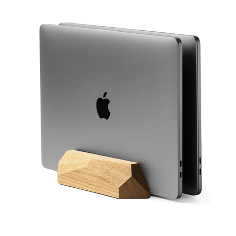 Dual Laptop Dock (Oak)