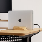 Dual Laptop Dock (Oak)