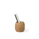 Geometric Pot (Oak)