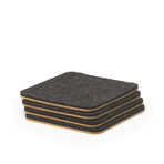 Felt & Cork Coasters (Anthracite)