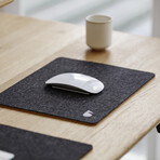 Felt & Cork Mouse Pad (Anthracite)