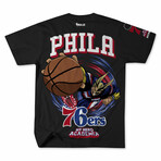 Hyperfly x My Hero Academia // Philadelphia 76ers Shirt (Small)