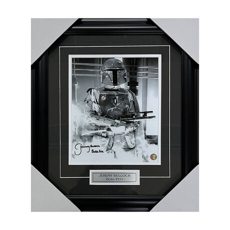 Jeremy Bulloch (deceased) Framed Autographed "Star Wars" 8X10 Photo