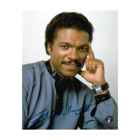 Billy Dee Williams Autographed Star Wars 8X10 Photo w/Watch