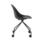 Tayte Office Chair // Black with Matte Black Base