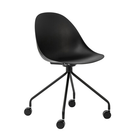 Tayte Office Chair // Black with Matte Black Base