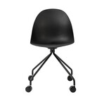 Tayte Office Chair // Black with Matte Black Base