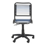 Bungie Low Back Office Chair // Blue Ombre with Matte Black Frame