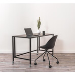 Tayte Office Chair // Black with Matte Black Base