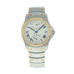 Cartier Ladies Santos Ronde Dual Time Automatic // W20038R3 // Pre-Owned