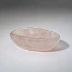 Genuine Polished Rose Quartz Dish // .6 lbs