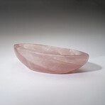 Genuine Polished Rose Quartz Dish // 1.1 lbs