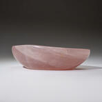 Genuine Polished Rose Quartz Dish // 1.1 lbs