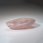 Genuine Polished Rose Quartz Dish // 1.1 lbs