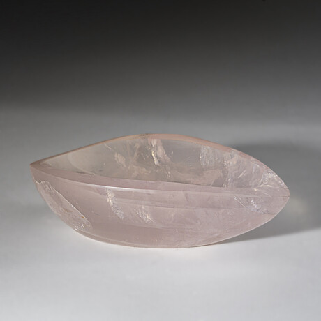 Genuine Polished Rose Quartz Dish // .65 lbs